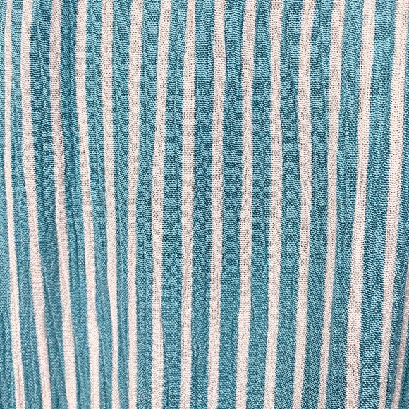 MARKET & SPRUCE ☆ Liliana Surplice Dress ☆ Light Blue Stripe ☆ Size Small ☆ NWT - Picture 6 of 7